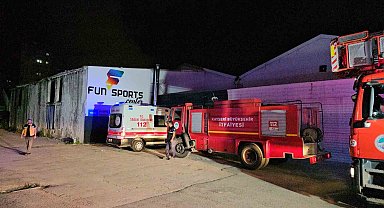 Kayseri'de mobilya fabrikasında yangın