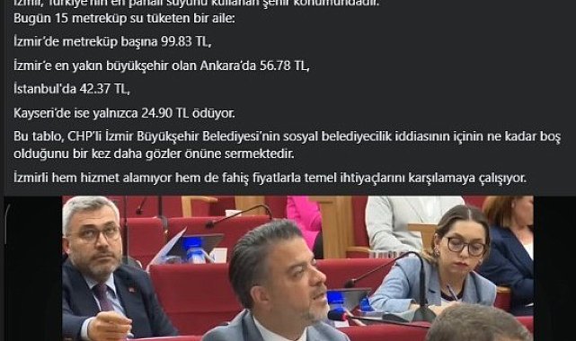 Kayseri'ye su parası övgüsü