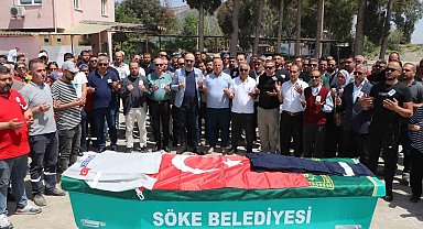 Kazada hayatını kaybeden belediye işçisi toprağa verildi