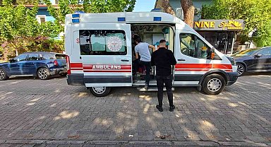 Kendine zarar vermek istedi, polis ekipleri zamanında müdahale etti