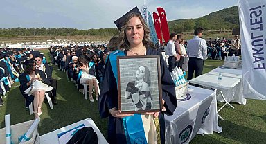 Kep atan öğrenciler 6 Şubat depremlerinde hayatını kaybeden arkadaşlarını unutmadı