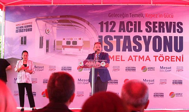 Kepez'de 112 Acil Sağlık İstasyonu'nun temeli atıldı