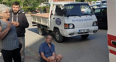 Keşan'da kamyonetin çarptığı Fransa vatandaşı yaya yaralandı