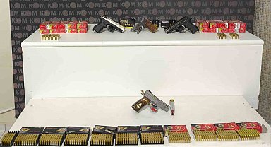 Kırıkkale'de silah ve kaçak tütün operasyonu: 1 haftada 25 şüpheli yakalandı