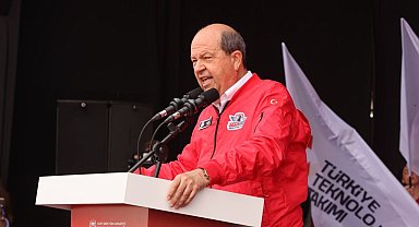 KKTC Cumhurbaşkanı Tatar: "Türkiye'nin gücüyle, milli savunma sanayisinin başarılarıyla buradaki milli egemenliğimizi bir kez daha hep birlikte haykırabiliyoruz"