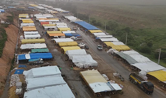 Kocaeli Gebze'de kurban pazarı kuruldu