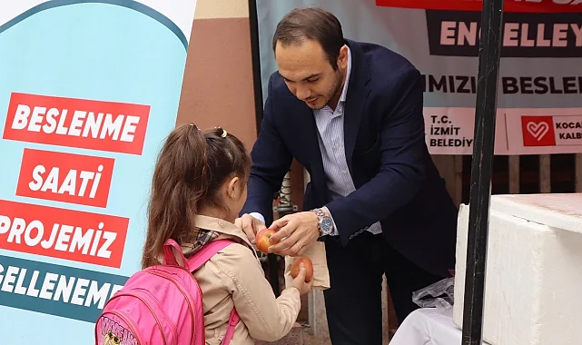 Kocaeli İzmit'te minik kalpler 'Beslenme Saatiyle' ısındı