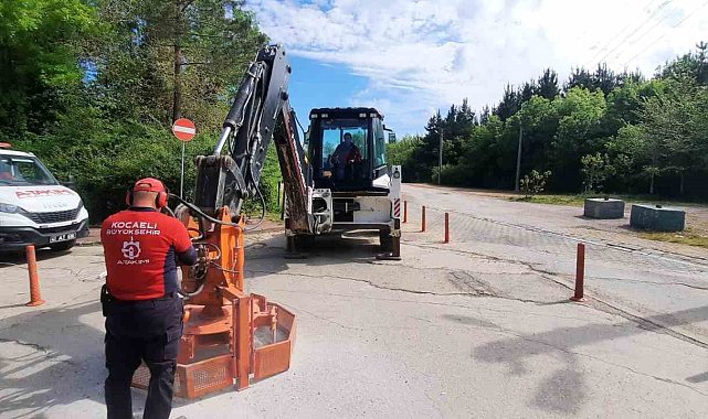 Kocaeli'de o yollarda artık araçların alt takımları hasar görmeyecek