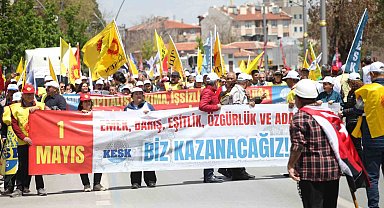 Konya'da 1 Mayıs kutlamaları