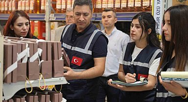 Konya'da bayram öncesi marketlerde denetim
