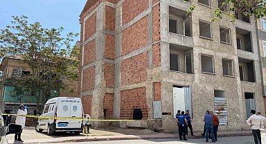 Konya'da inşaatta erkek cesedi bulundu