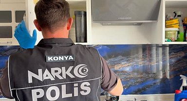 Konya'da narkotik operasyonu: 63 tutuklama