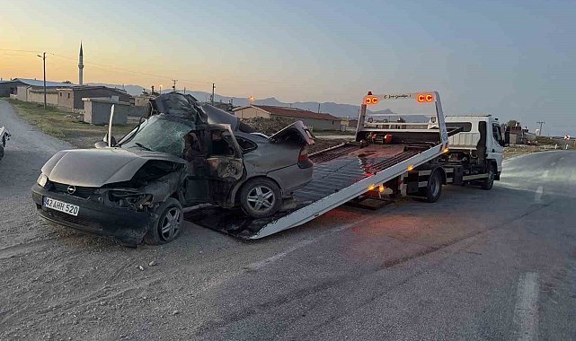 Konya'da ölümle sonuçlanan trafik kazası kamerada