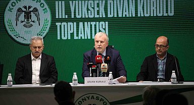 Konyaspor'da 3. Yüksek Divan Kurulu toplantısı yapıldı