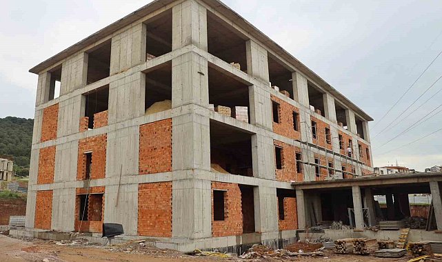 Körfez Devlet Hastanesi ek binası hızla yükseliyor