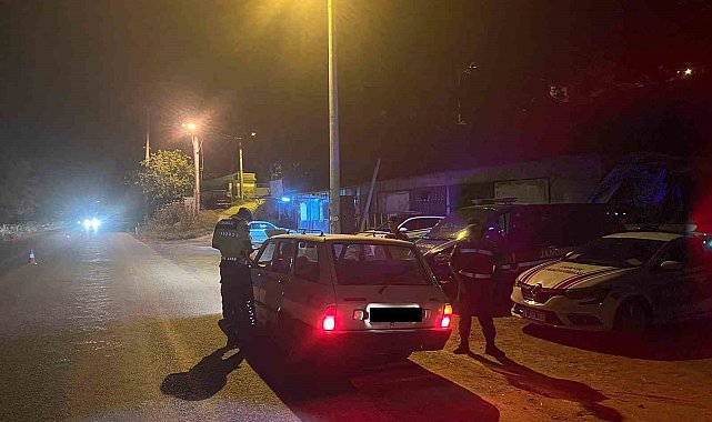 Köşk'te şok trafik uygulaması: 22 sürücüye 45 bin lira ceza