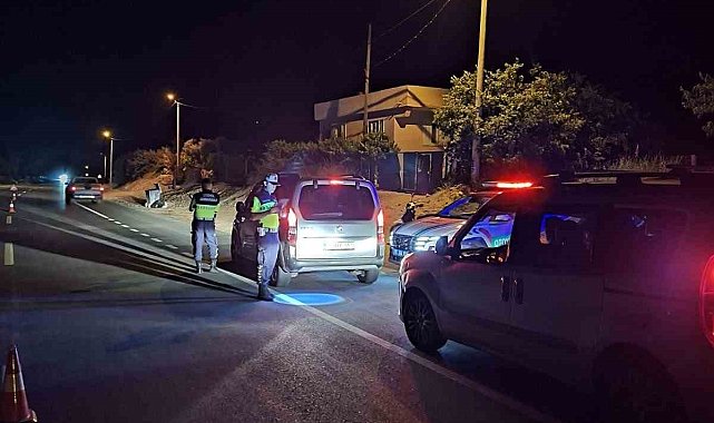 Köşk'teki uygulamada 61 araç kontrol edildi