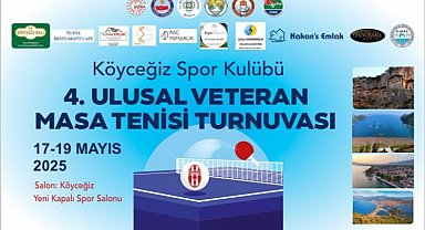 Köyceğiz'de veteran masa tenisi turnuvası yapılacak