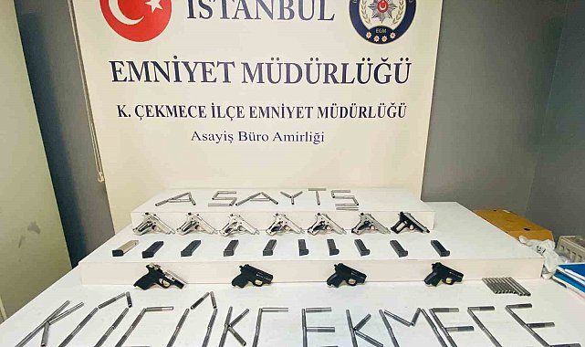 Küçükçekmece'de silah ticareti yapan şüpheli Bağcılar'da yakalandı
