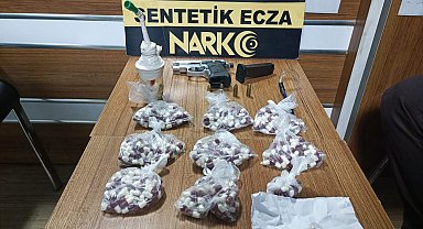 Kula'da 479 sentetik hap ele geçirildi