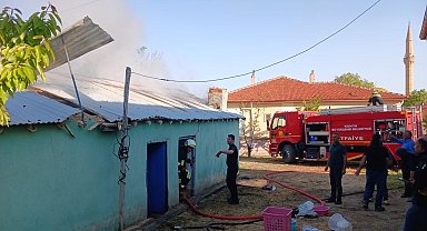 Kulu'da tandır evinde yangın