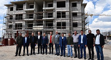 Kulu'da toplu konut inşaatları ve OSB'de inceleme yapıldı