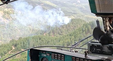 Kumluca'da orman yangını: 1 hektarlık alan zarar gördü