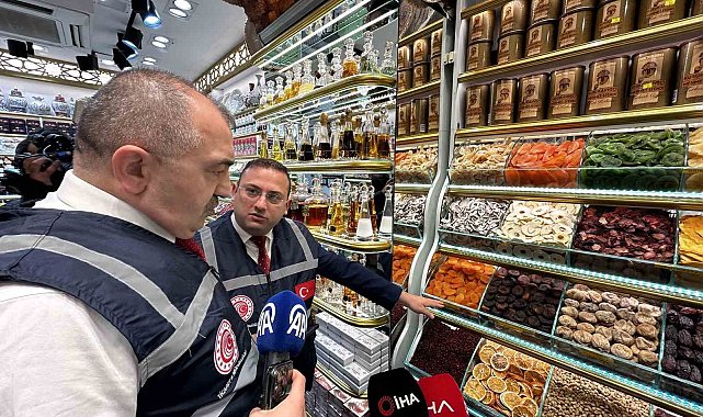 Kurban Bayramı öncesi Mısır Çarşısı'nda fahiş fiyat denetimi