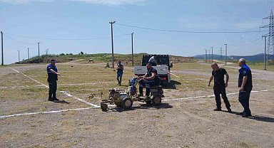 Kurban satış alanında çizgiler çekildi
