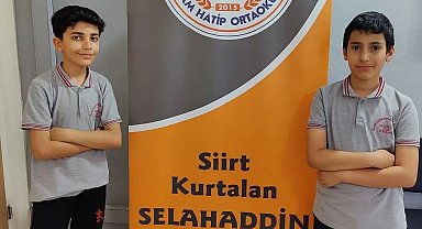 Kurtalanlı öğrenciler bursluluk sınavında Türkiye birincisi oldu