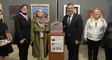 Kütahya'da 'Geleneksel Türk El Sanatları Öğrenci Sergisi' açıldı