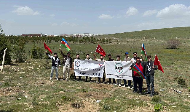 Kütahya'da Azerbaycan Ulusal Lideri Haydar Aliyev hatırasına 102 fidan dikildi