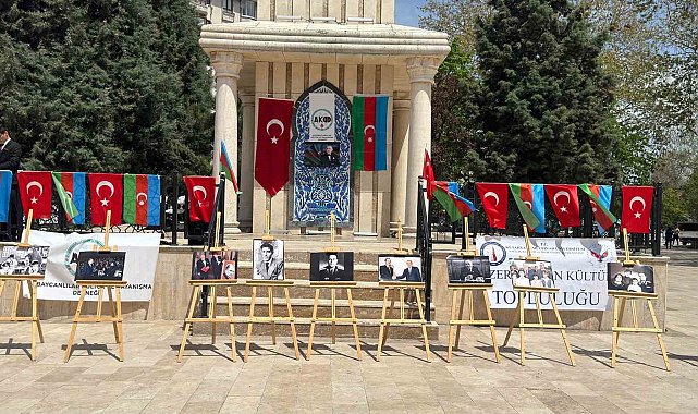 Kütahya'da Haydar Aliyev'in 102. doğum günü anısına resim sergisi