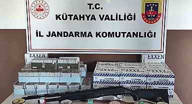 Kütahya'da kaçak sigara operasyonu