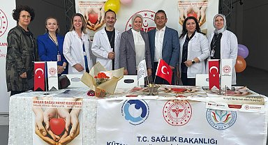 Kütahya'da organ bağışı farkındalık standı