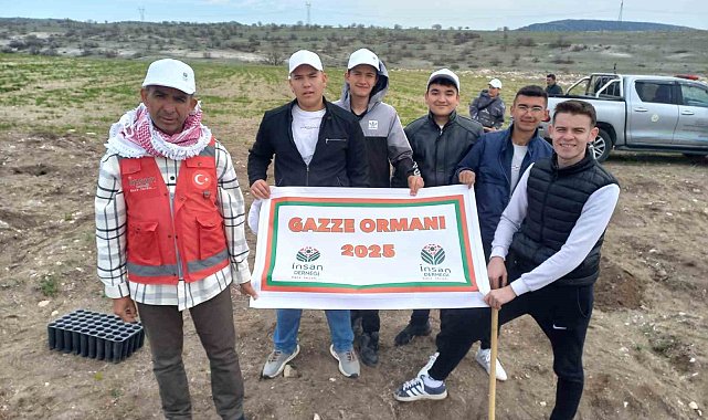 Kütahya'da "Gazze Ormanı" kuruldu