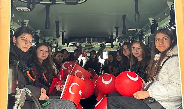 Liseli öğrencilerden Söğüt Jandarma Ulaştırma Eğitim Merkezi Komutanlığına anlamlı ziyaret