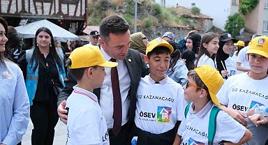 Lösemiyi yenen "Kahraman Çocuklar" için Sivrihisar'da Sağlıklı Yaşam Yürüyüşü düzenlendi