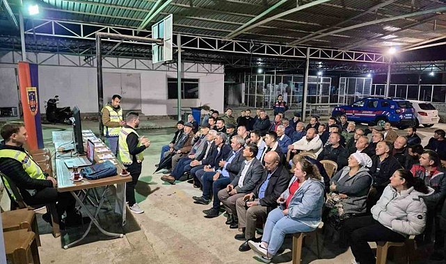 Mahalle sakinlerine 'Siber Dolandırıcılık' bilgilendirmesi