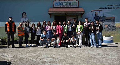 Makedonyalı öğrenciler, Ata Tohum Merkezi'nde