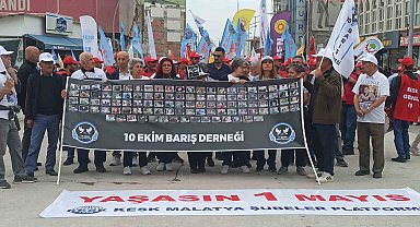 Malatya'da 1 Mayıs kutlandı