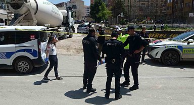 Malatya'da beton mikseri dehşeti