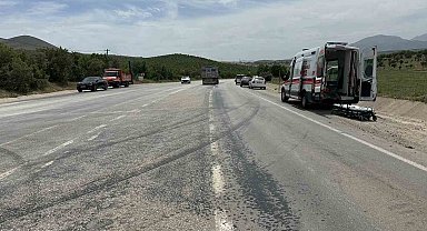 Malatya'da otomobil takla attı, 1 kişi yaralandı