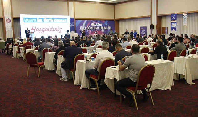 Malatya'da Özel Öğretim Kurumları çalıştayı düzenlendi