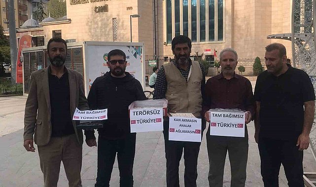 Malatya'da PKK'nın fesih kararına destek