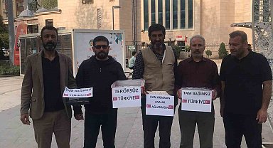 Malatya'da PKK'nın fesih kararına destek