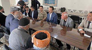Malazgirt Kaymakamı Bayram köy ziyaretlerine devam ediyor