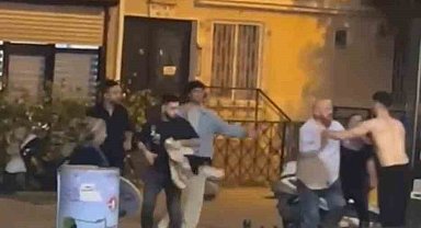 Maltepe'de iki grup arasında kavga: Sandalyeler havada uçuştu