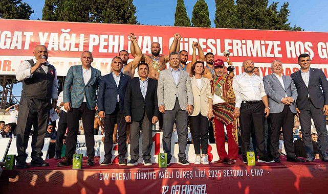 Manavgat'ta başpehlivan Kemeri Orhan Okulu'nun