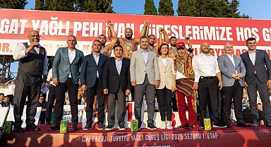 Manavgat'ta başpehlivan Kemeri Orhan Okulu'nun